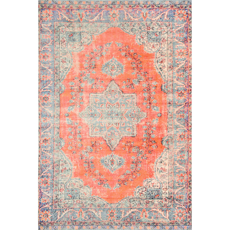 World Menagerie Middletown Oriental Rust Area Rug Wayfair
